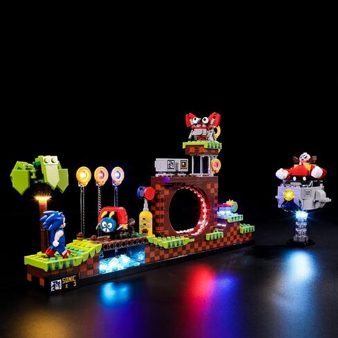 BRIKSMAX Light for Lego-21331 Sonic The-Hedgehog Green-Hill-Zone - Led Lighting Kit Compatible with Lego Ideas - Not Include The Lego Set in Saudi Arabia