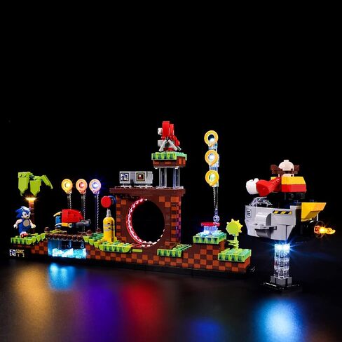 BRIKSMAX Light for Lego-21331 Sonic The-Hedgehog Green-Hill-Zone - Led Lighting Kit Compatible with Lego Ideas - Not Include The Lego Set in Saudi Arabia