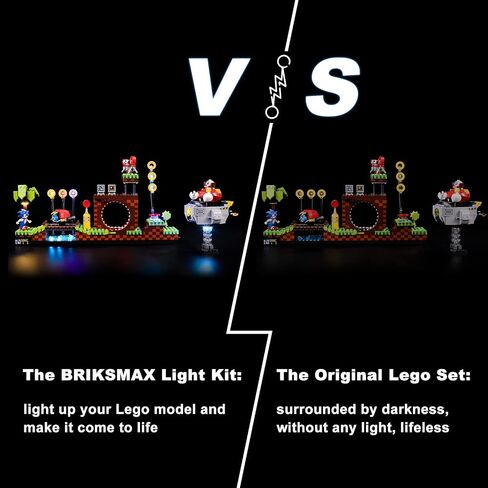 BRIKSMAX Light for Lego-21331 Sonic The-Hedgehog Green-Hill-Zone - Led Lighting Kit Compatible with Lego Ideas - Not Include The Lego Set in Saudi Arabia