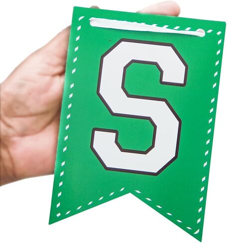 Tiny Miracles Football Themed Concessions Banner Birthday Party Decoration Outdoor Concession Stand Sports Game Day Photo Backdrop or Birthday, Multicolor, 6.5 x 4.5 INCHES Flag in Saudi Arabia