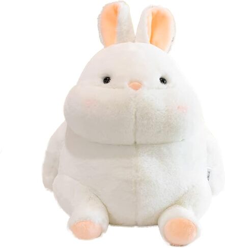 ARELUX لطيف الأرنب أفخم الحيوانات المحشوة وسادة: لينة الأرنب Plushie اللعب الدهون المعانقة أفخم الدمى وقت النوم Kawaii النوم Plushie ديكور المنزل الهدايا للفتيات الفتيان الاطفال صديق عيد ميلاد عيد الميلاد 13.7in in Kuwait