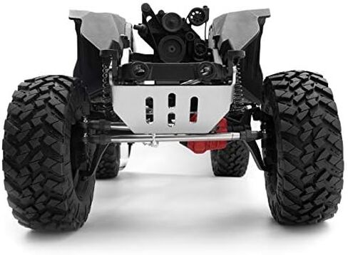 KYX Racing Stainless Steel Servo Protector Chassis Guard Board for 1/10 RC Crawler Car Axial SCX10 III AXI03007 SCX10.3 in Saudi Arabia