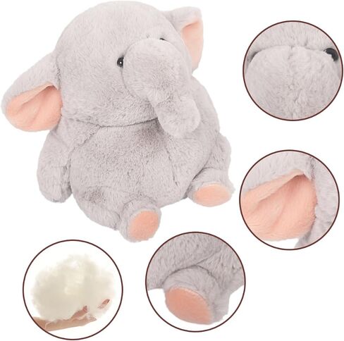 ARELUX لطيف الأرنب أفخم الحيوانات المحشوة وسادة: لينة الأرنب Plushie اللعب الدهون المعانقة أفخم الدمى وقت النوم Kawaii النوم Plushie ديكور المنزل الهدايا للفتيات الفتيان الاطفال صديق عيد ميلاد عيد الميلاد 13.7in in Kuwait