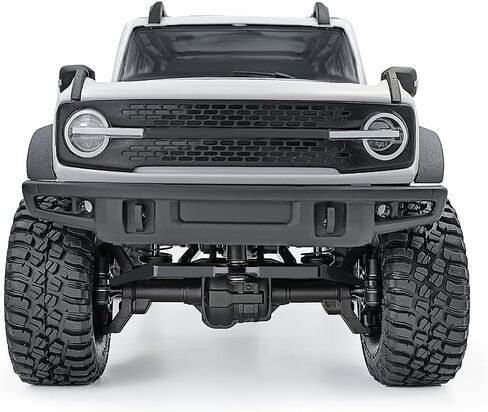 مجموعة قضيب ربط التوجيه المعدني من RCHUBAM لسيارة 1/18 TRX4-M برونكو ديفندر RC الزاحفة (أسود) in Saudi Arabia