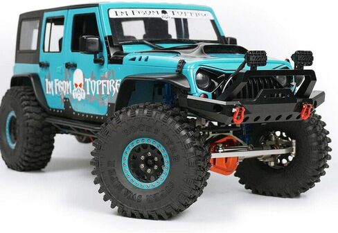 مصد أمامي معدني مع 2 مصباح ليد لشاحنة 1/10 RC الزاحف TRX-4 Sport TF2 in Kuwait