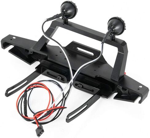 مصد أمامي معدني مع 2 مصباح ليد لشاحنة 1/10 RC الزاحف TRX-4 Sport TF2 in Kuwait