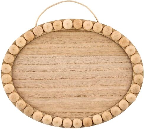 لوحة بيضاوية غير مكتملة من الخشب المنقوش مع حافة مطرزة، سطح خشبي مقاس 8 × 11 بوصة مثالي لمشاريع الفنون والحرف اليدوية، 48166 in Kuwait