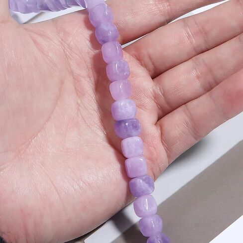 OAIITE 8MM Natural Tourmaline Gemstone Loose Square Cube Beads Stone Healing Power for Jewelry Making DIY Bracelet Necklace in Saudi Arabia