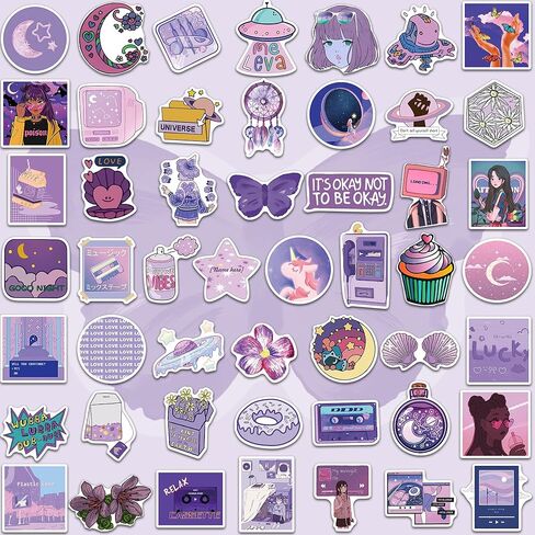 100Pcs Cute Stickers for Kids Pink Kawaii Water Bottle Stickers for Laptop Hydroflask Skateboard Waterproof Aesthetic Stickers for Teens Boys Girls in Kuwait