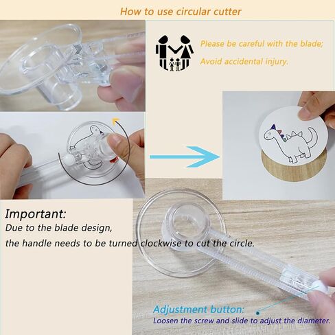 LazyWomen زر صنع الآلة بدون تركيب، مجموعة ماكينة صنع الشارة الدبوسية، 1 بوصة (25 مم) آلة ضغط الشارة مجانًا 100 قطعة من لوازم أجزاء الشارة وقطاعة دائرية، هدايا للأطفال in Kuwait