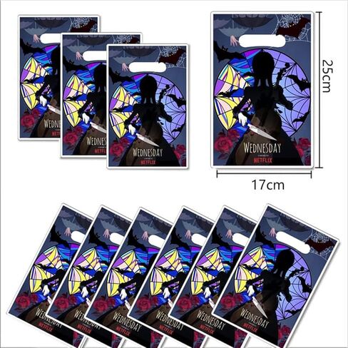 مجموعة هدايا حفلات بطابع الافلام تتضمن 10 قطع من اكياس الهدايا، 10 قطع من سلاسل المفاتيح، 10 قطع من الاساور، 10 قطع من دبابيس الازرار، 10 اوراق تاتو مؤقت للاطفال في الفصول الدراسية in Kuwait