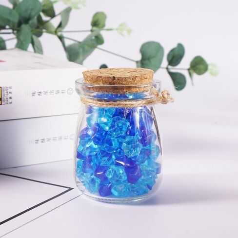 قوالب برطمانات الراتنج من لوكسوين، قالب برطمانات سيليكون مع 3 قطع من الفلين، قوالب الراتنج لبرطمانات التخزين المصنوعة يدويًا من الإيبوكسي، زجاجة تخزين، حاوية مجوهرات، ديكور المنزل in Kuwait