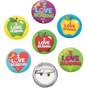 Fun Express Mini I Love Reading Buttons in Saudi Arabia