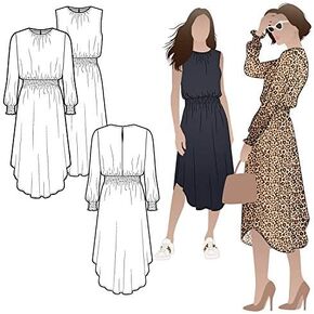 Style Arc Sewing Pattern - Asha Dress (Sizes 04-16)