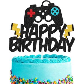 لعبة فيديو كعكة توبر عيد ميلاد سعيد كعكة الديكور مستوى مفتوح كعكة ديكور اللعب تحكم مستوى أعلى موضوع للبنين بنات bday استحمام الطفل الحدث لوازم الاحتفال in Kuwait