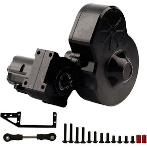 RZXYLRC Metal Transmission Gearbox Gear Box with Gear New Upgrade Parts for Axial SCX10 AX10 Wraith 1/10 RC Crawler Car Truck