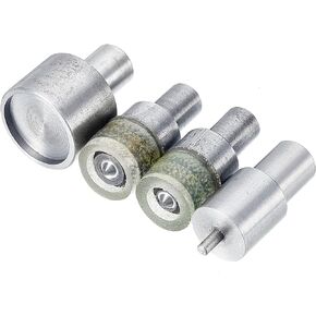 uxcell Snap Buttons Die Mold Set, Electric Snap Pressing Machine Setter Replacement Kit for 201# Fasteners Buttons 15mm Dia