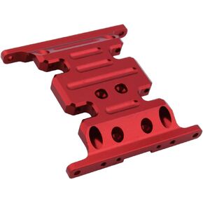 HobbyPark Aluminum Center Frame Brace Transmission Skid Plate for AXIAL SCX10 1/10 RC Rock Crawler Car Option Parts (Black)
