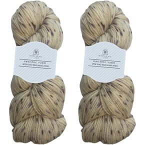 2PK Ipek Yolu Knit Yarn, Crochet Yarn, Silk Wool Blend, Multi-Color Yarn, Hand-Dyed, Organic, 200g, 800m, Oeko-TEX Certified (Citrus) in Kuwait