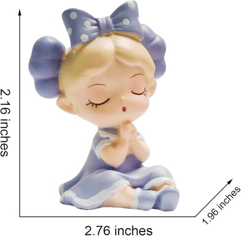 زينة كعكة للبنات الصغيرات باللون الزهري، تمثال من الراتنج بتصميم شخصيات كرتونية لتزيين الكيك وديكور المنزل والحرف اليدوية ومستلزمات حفلات اعياد الميلاد in Kuwait