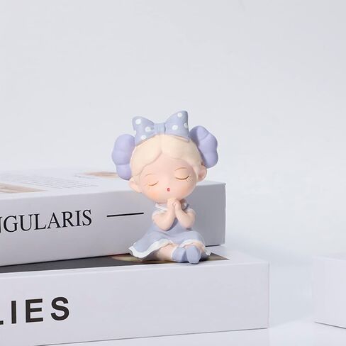 زينة كعكة للبنات الصغيرات باللون الزهري، تمثال من الراتنج بتصميم شخصيات كرتونية لتزيين الكيك وديكور المنزل والحرف اليدوية ومستلزمات حفلات اعياد الميلاد in Kuwait