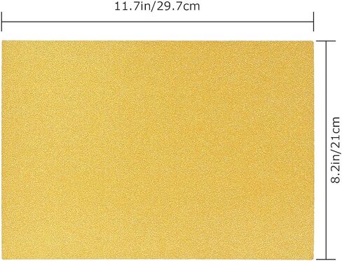 100 عبوة من بطاقات ورقية ذهبية لامعة، 20.8 × 29.7 سم ورق ذهبي لامع A4 لمشاريع اصنعها بنفسك، سجل القصاصاصات، الفنون والحرفية، ديكورات أعياد الميلاد وحفلات الزفاف، 210 جم لكل متر مربع in Kuwait
