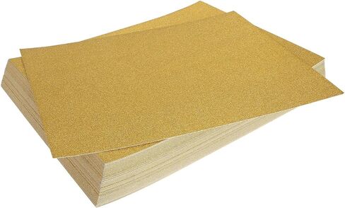 100 عبوة من بطاقات ورقية ذهبية لامعة، 20.8 × 29.7 سم ورق ذهبي لامع A4 لمشاريع اصنعها بنفسك، سجل القصاصاصات، الفنون والحرفية، ديكورات أعياد الميلاد وحفلات الزفاف، 210 جم لكل متر مربع in Kuwait