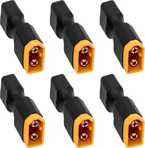 WOAEIUOS T المقابس إلى XT60 محول موصل ذكر أنثى لشاحن بطارية ليبو RC (6 قطعة T التوصيل ذكر إلى XT60 أنثى) in Kuwait