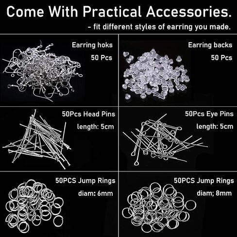 6 عبوات من قوالب راتنج الايبوكسي والحلقان بتصميم بوهيمي ريترو متدلي بنمط عاكس للنساء يمكنك صنعها بنفسك للمجوهرات والاقراط الراتنجية in Kuwait