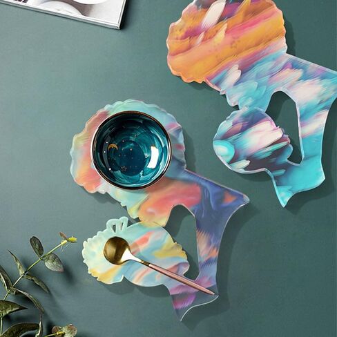 Afro Female Silicone Resin Molds(15x10 Inch), Afro Woman Resin Tray Molds, Afro Lady Girl Silicone Resin Tray Molds, African Molds for Resin Casting DIY Jewelry Holder Home Decoration in Kuwait