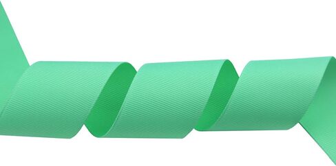 itisparkle 11/2 بوصة grosgrain الشريط 25 ياردة مجموعة لفة لتغليف هدية كعكة الديكور حزب صالح الضفائر الشعر القوس الطفل دش الديكور ترتيب الزهور اللوازم الحرفية، الشريط الفيروز in Kuwait