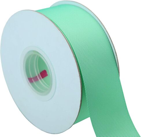 itisparkle 11/2 بوصة grosgrain الشريط 25 ياردة مجموعة لفة لتغليف هدية كعكة الديكور حزب صالح الضفائر الشعر القوس الطفل دش الديكور ترتيب الزهور اللوازم الحرفية، الشريط الفيروز in Kuwait