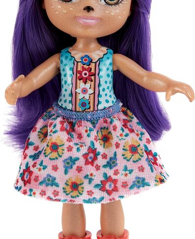 Enchantimals Danessa & Danetta Deer Sister Dolls (6-in & 4-in) & 2 Animal Figures, Removable Skirt and Accessories, Great Gift for Kids Ages 3Y+ in Kuwait