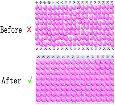 أدوات إصلاح محاذاة اللوحة الماسية، أداة إصلاح اللوحة الماسية 5D DIY أدوات ضبط اللوحة الماسية لمجموعات الطلاء الماسي، قطعتان (أصفر وأبيض) in Kuwait