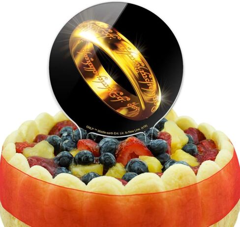 GRAPHICS & MORE Acrylic Lord of The Rings The One Ring Cake Topper Party Decoration for Wedding Anniversary Birthday Graduation in Saudi Arabia