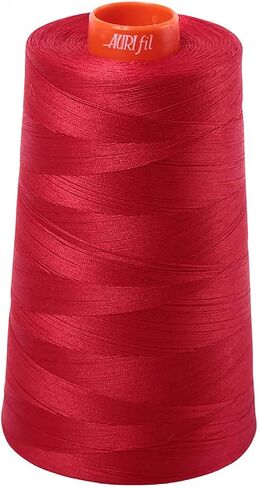 Aurifil 2250 Mako 50 Wt 100% خيط قطني، 6,452 ياردة مخروطي أحمر in Saudi Arabia