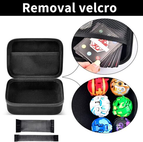 حافظة متوافقة مع مجسمات شخصيات باكوجان القابلة للتجميع، حامل تخزين الالعاب لباكوكورز، بطاقات القدرات والشخصيات، حاوية منظمة لحمل 12 كرة (صندوق فقط) in Kuwait