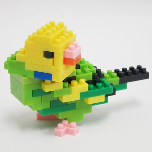 نانوبلوك Birds - Budgerigar Green Opaline، نانوبلوك CollectionSeries (صندوق من 6 قطع) in Saudi Arabia