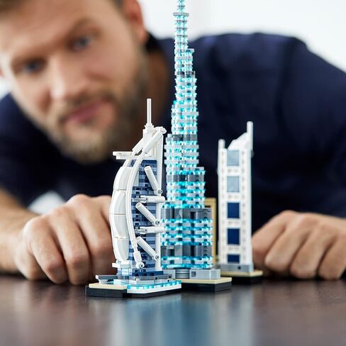 ليجو 21052 الهندسة المعمارية دبي، فكرة هدية للمراهقين الذين تبلغ أعمارهم 16 عامًا فما فوق، هوايات إبداعية للبالغين، مجموعات النماذج وصنع النماذج in Saudi Arabia