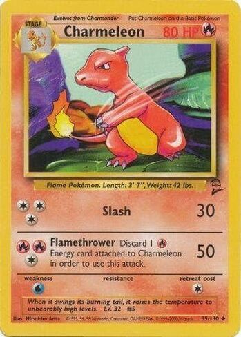 Pokemon - Charmeleon (35) - Base Set 2 in Saudi Arabia