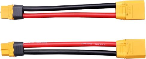 HobbyPark Female XT60 to XT90 Male Adapter with 10AWG Gauge Wire RC Lipo Battery Connectors Converter Adapter in Saudi Arabia