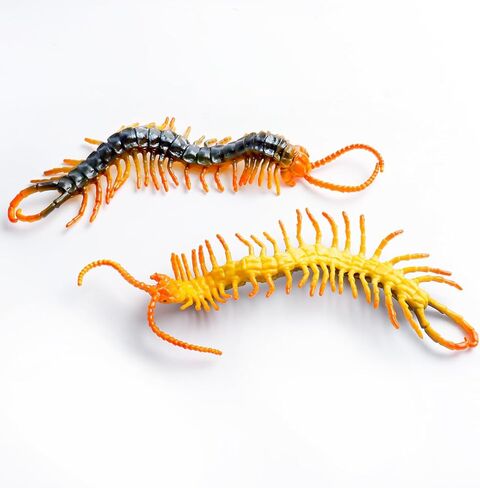 2 قطعة تمثال حريش مصغر من البلاستيك حريش صغير سكولوبندرا حشرات من أجل هدية نكتة كذبة أبريل ديكور حفلات الهالوين in Kuwait