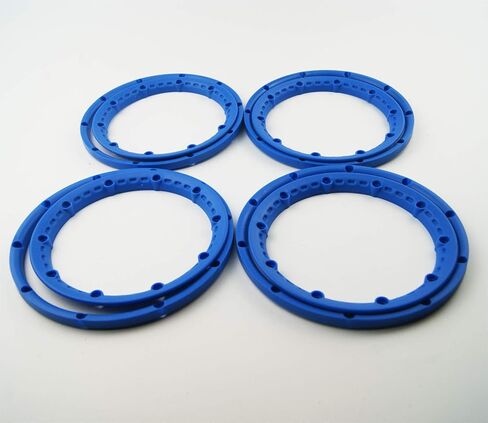TITRACING Blue Wheel Rim Bead Lock Ring Set fit HPI Rovan Baja 5B SS King Motor in Kuwait