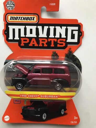 Matchbox Moving Parts 1950 Chevy Suburban 28/50 (Red) in Saudi Arabia