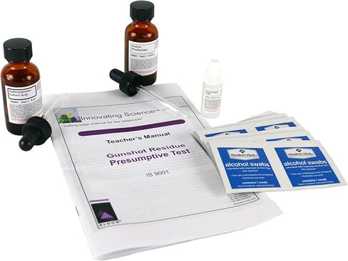 Forensic Chemistry: Gun Shot Residue Presumptive Test Kit - Materials for 30 Tests in Saudi Arabia