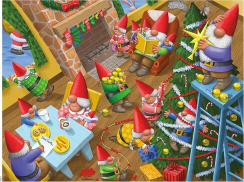 Ceaco - Holiday - Christmas Time Gnomes - 300 Piece Jigsaw Puzzle in Saudi Arabia