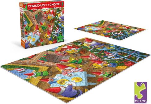 Ceaco - Holiday - Christmas Time Gnomes - 300 Piece Jigsaw Puzzle in Saudi Arabia