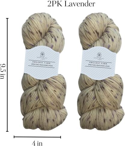 2PK Ipek Yolu Knit Yarn, Crochet Yarn, Silk Wool Blend, Multi-Color Yarn, Hand-Dyed, Organic, 200g, 800m, Oeko-TEX Certified (Citrus) in Kuwait