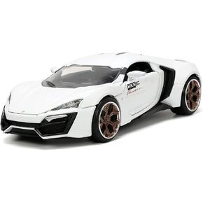 Jada Toys Hyperspec 1:24 W Motors Lykan Hypersport Die-cast Car White Camouflage, Toys for Kids and Adults