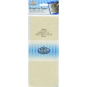 Royal Brush RD205 White Transfer Paper-9"X13" 4/Pkg